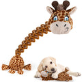 Dog Squeaky Toys for Large Dogs-Tug of War Dog Plush Toys for Large Dogs with Crinkled PaperStuffed Animal Toys for Dogs to Keep Them BusyStimulation Small/Large/Big Dogs Puppy Breed (Giraffe)