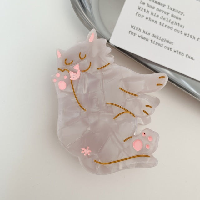 Korean Acetate Corgi Dog Hairpin and Clip Accessories