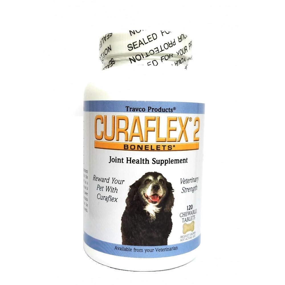 Curaflex 2 Bonelets 120 Chewables arthritis supplements for dogs best glucosamine for dogs