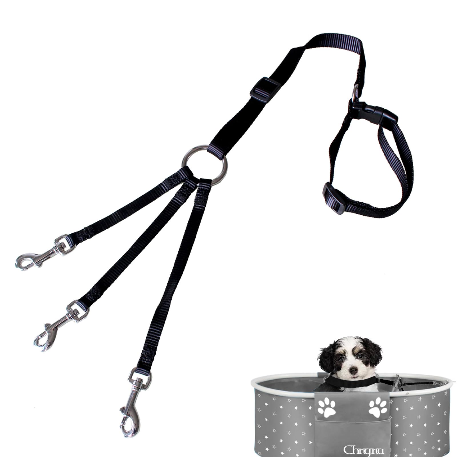 Dog Bath Tether Dog Bathtub Leash Dog Bathing Tether Grooming Loop Dog Wash Station Accessories Grooming Helper Loop Adjustable Fixed Dog Safety Rope for Pet Shower Bathing