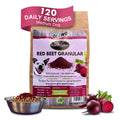 Olewo Red Beets for Dogs Granular – Natural Anti Itch for Dogs Dog Food Topper Immune Cleansing Skin & Coat Support Dehydrated Whole Food Dog Multivitamin Fiber for Dogs 22 oz