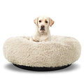Washable Dog Round Bed Large Dogs Donut Dog Bed Medium Dog Comfy Dog Calming Cuddler Bed