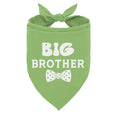 Big Brother Dog Bandanas Big Brother Bandana for Dog Dog Big Brother Shirt Gift for Dog Lover Birthday Bandana for Small Medium Dog Gender Reveal Triangle Bibs Accessories Pet Scarf (B26)