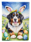 Bernese Mountain Dog Easter Egg Hunt Garden Flag