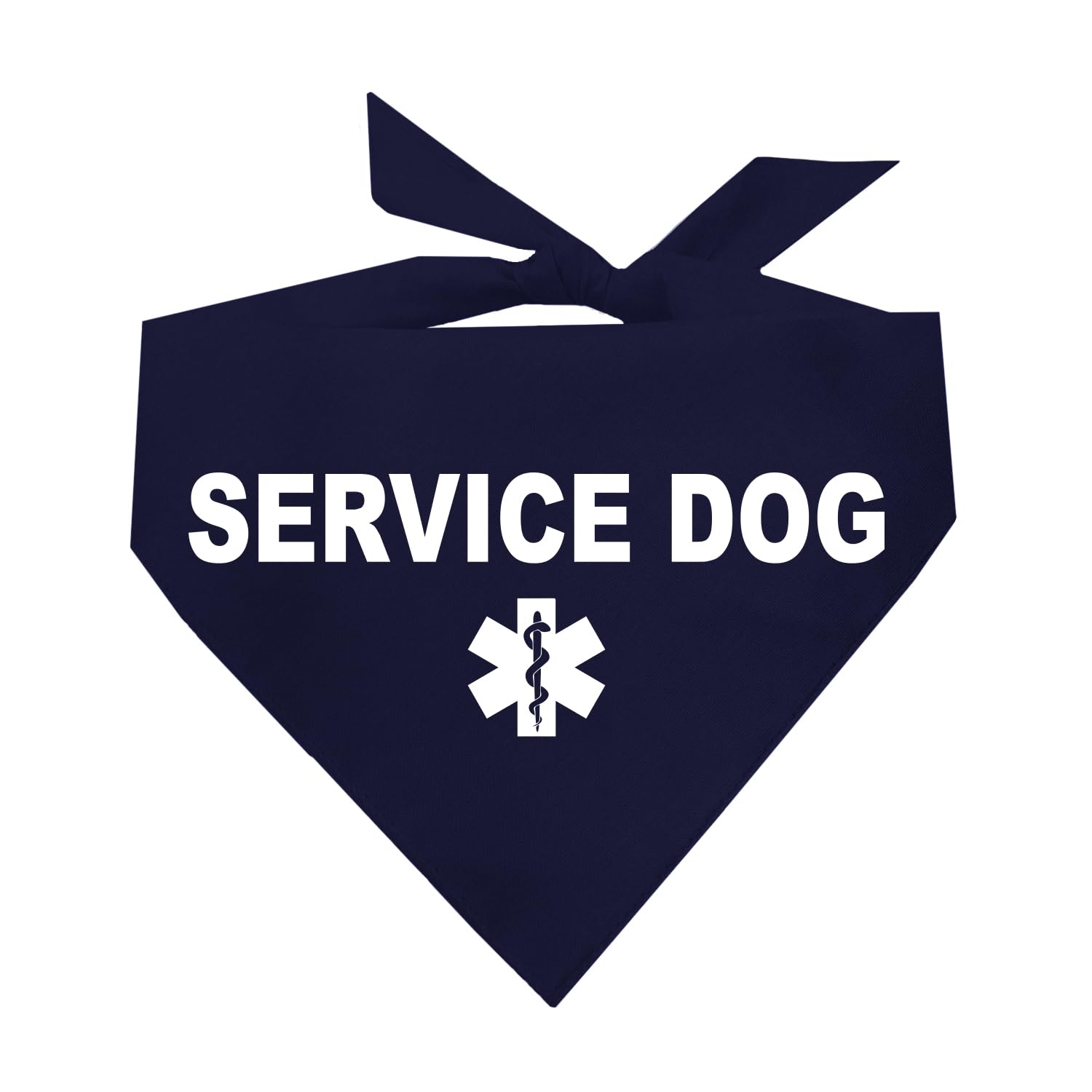 Service Dog Dog Bandana (Navy XS 307)