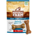 Natural Farm All-Natural Dog Dental Chew Dog Teeth Cleaning Treats - Fresh Breath Fight Plaque & Tartar - Canine Mess-Free Oral Care Teeth Cleaning Chews for Dogs 20-50 Lbs (12 Treats 14.8 Oz)