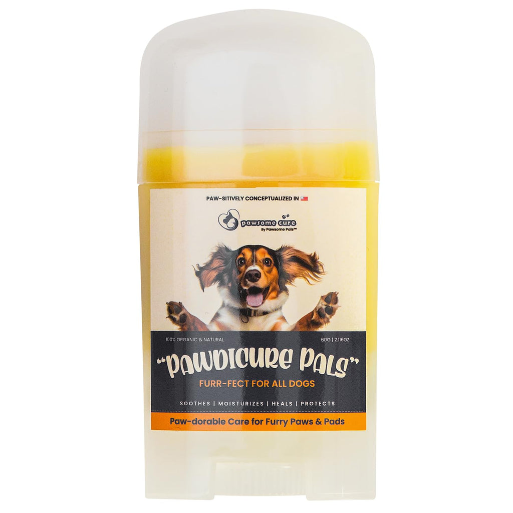 Pet Paw Balm Easy Stick for Dogs & Puppies Lick-Safe Natural Paw Wax Moisturizer Paw Pads Protection from Hot Pavement Heat Snow & Winters with Beeswax Cocoa Butter 2 Fl Oz Puppy Essentials