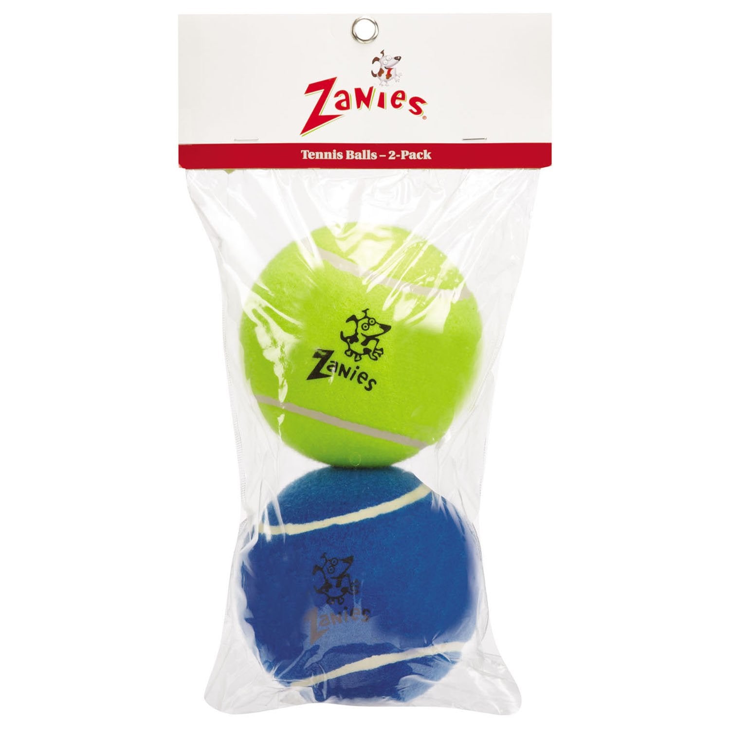 Zanies 5" Tennis Ball for Dogs 2-Packs