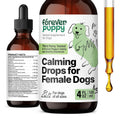 Calming Drops for Female Dogs - Valerian Root Calming Care for Dogs - Liquid Alternative to Calming Chews for Dogs Composure - Herbal Dog Separation Relief Drops - Pet Calming Supplements - 4 oz