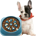 Gefryco Slow Feeder Dog Bowls Anti Gulping - Healthy Slow Eating Dog Bowl Bloat Stop - Adult Puppy Slow Food Feeding Bowl - Dog Puzzle Maze Bowls That Slow Down Eating for Small Medium Size Dogs