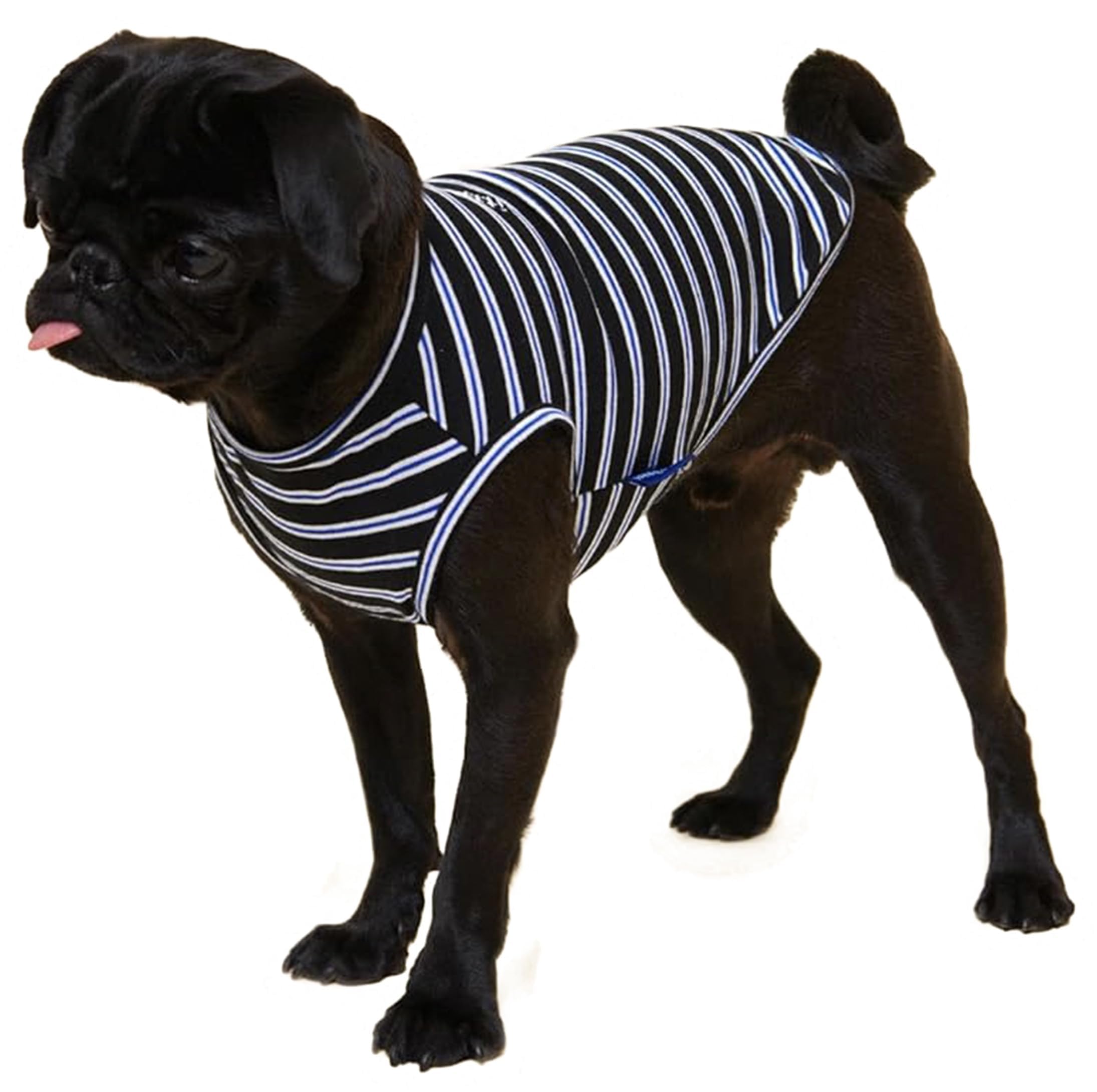 Little Beast Dog Clothes Dog Clothes for Large Dogs for Medium Dogs and for Small Dogs (Dog Shirts Come in Multiple Colors and Styles) - Size: Medium Dogs Black/Blue
