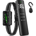 Dog Shock Collar 2023 New User-Friendly IPX7 Waterproof Dog Training Collar with 3 Modes Electric Shocker for 10-120lbs 2600FT E-Collar for Large Medium with Training Clicker (Black)