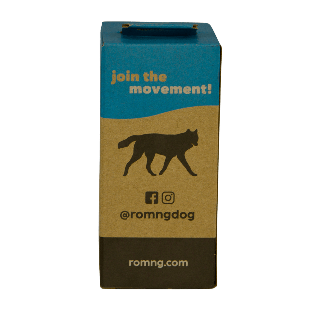 bio-based dog poop bags + bamboo dispenser