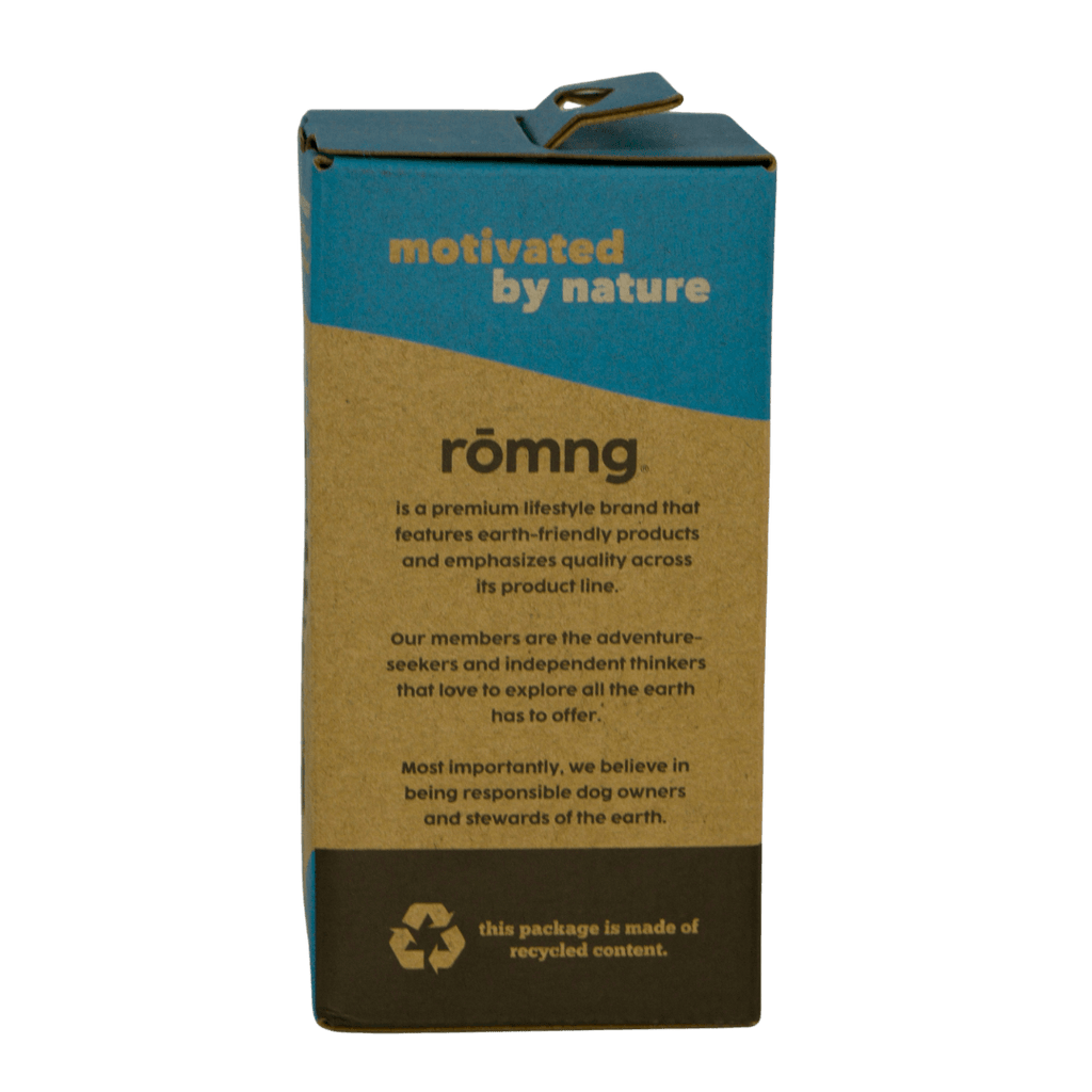 bio-based dog poop bags + bamboo dispenser